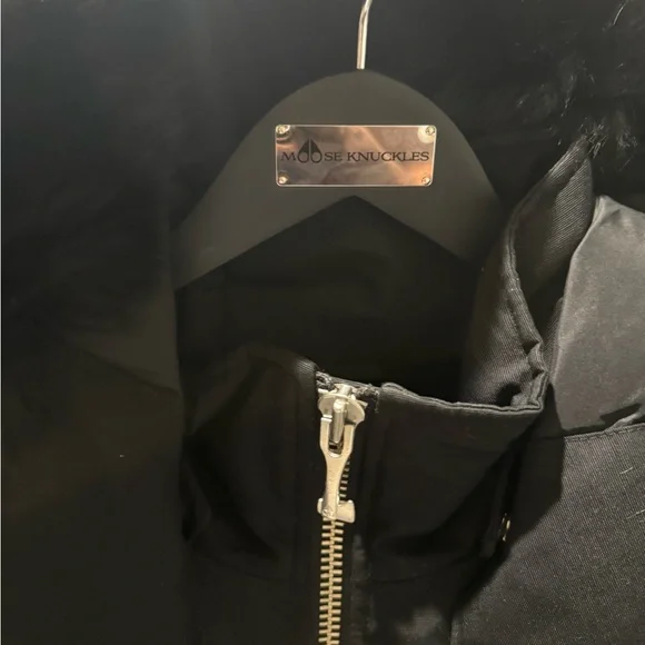 Moose Knuckle men’s balistic bomber coat